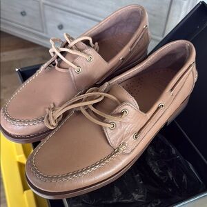 Thursday Boot Company Men's Leather Boat Shoes in Tan